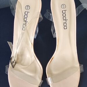 Clear Strappy heels